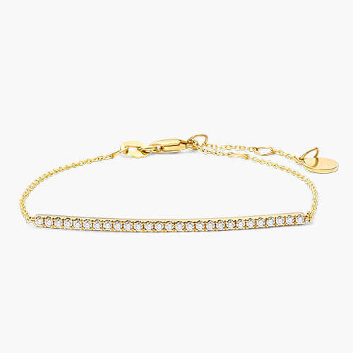 Diamond Bar Bracelet