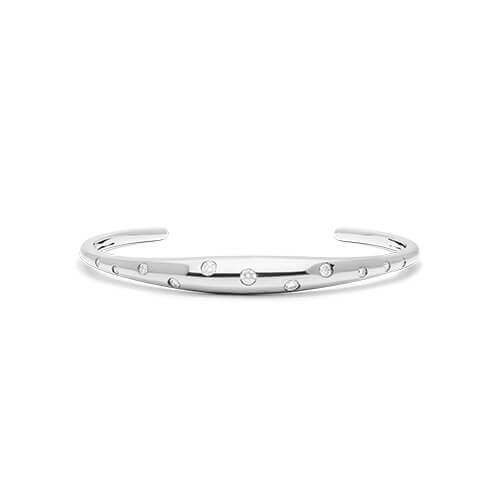 Scattered Diamond Cuff Bracelet