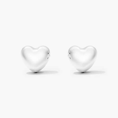 Heart Stud Earrings