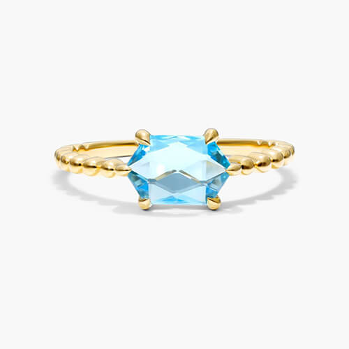 Blue Topaz Ring