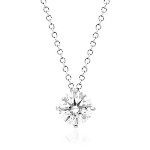 Kite Set Solitaire Diamond Pendant (mounting)