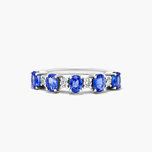 Sapphire Anniversary Ring