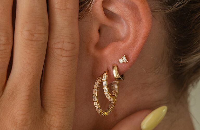 How To Stack Your Ear For Multiple Earrings