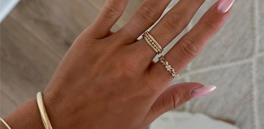 Stackable Gold Rings